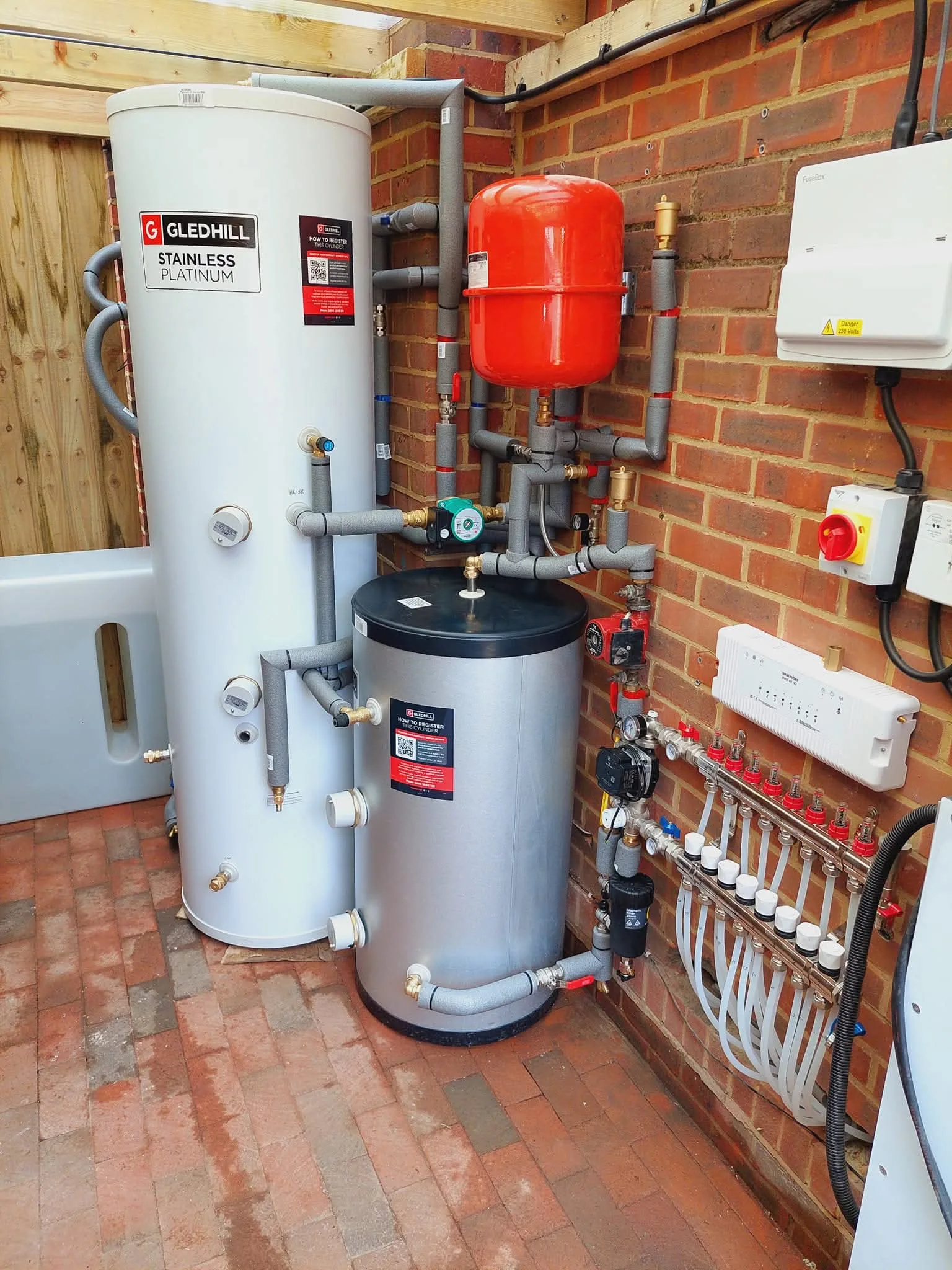 Searle Plumbing & Heating Services engineer at work