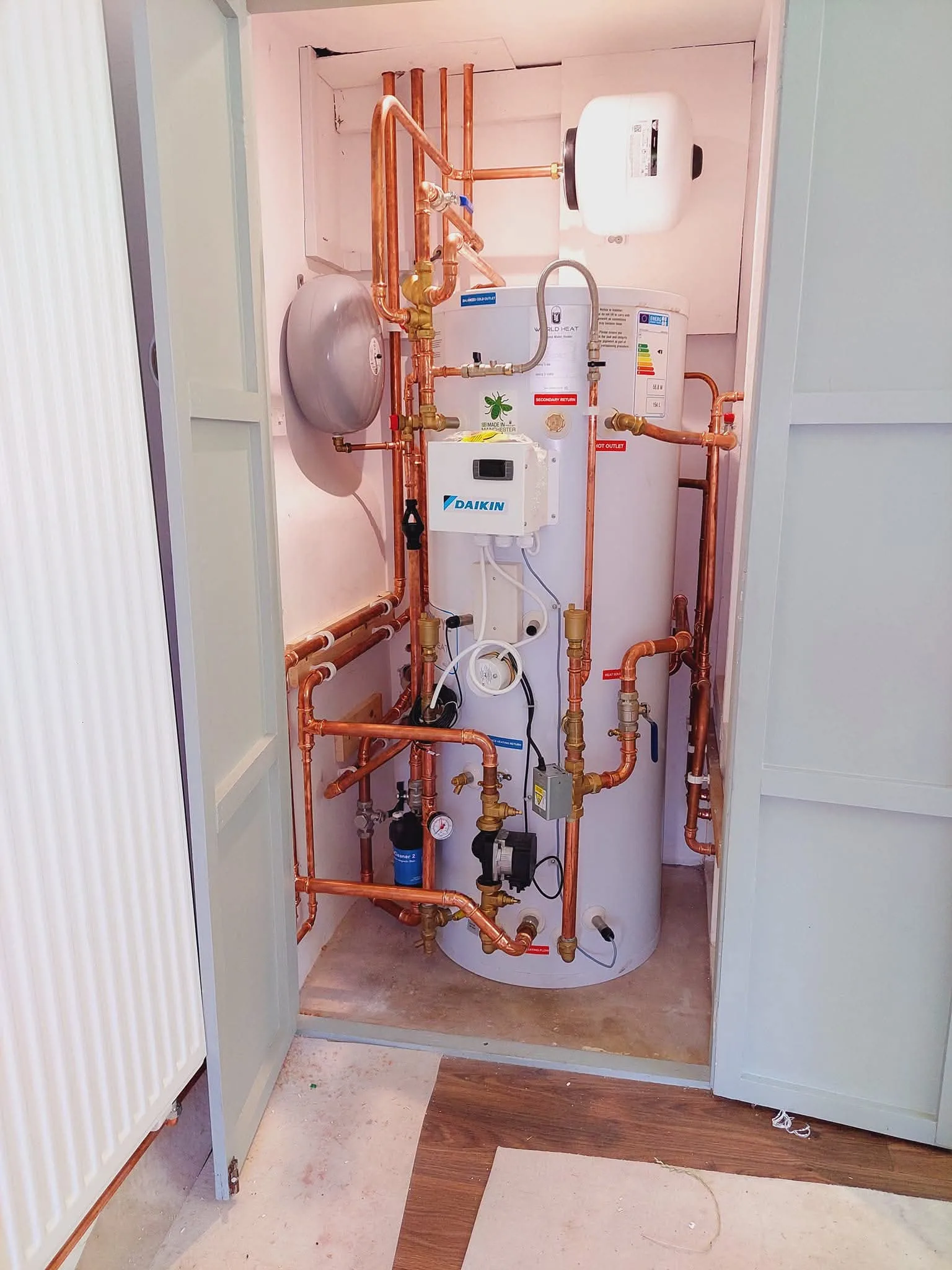 Professional boiler installation by Gas Safe registered Searle Plumbing & Heating